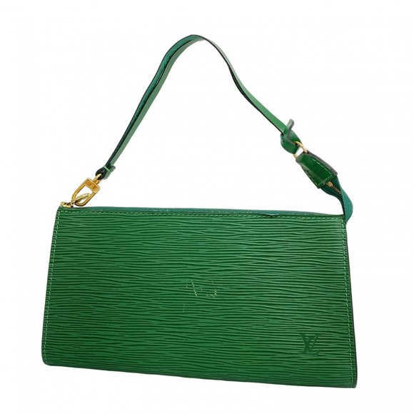 LOUIS VUITTON Green Pouch - Picture 1 of 10